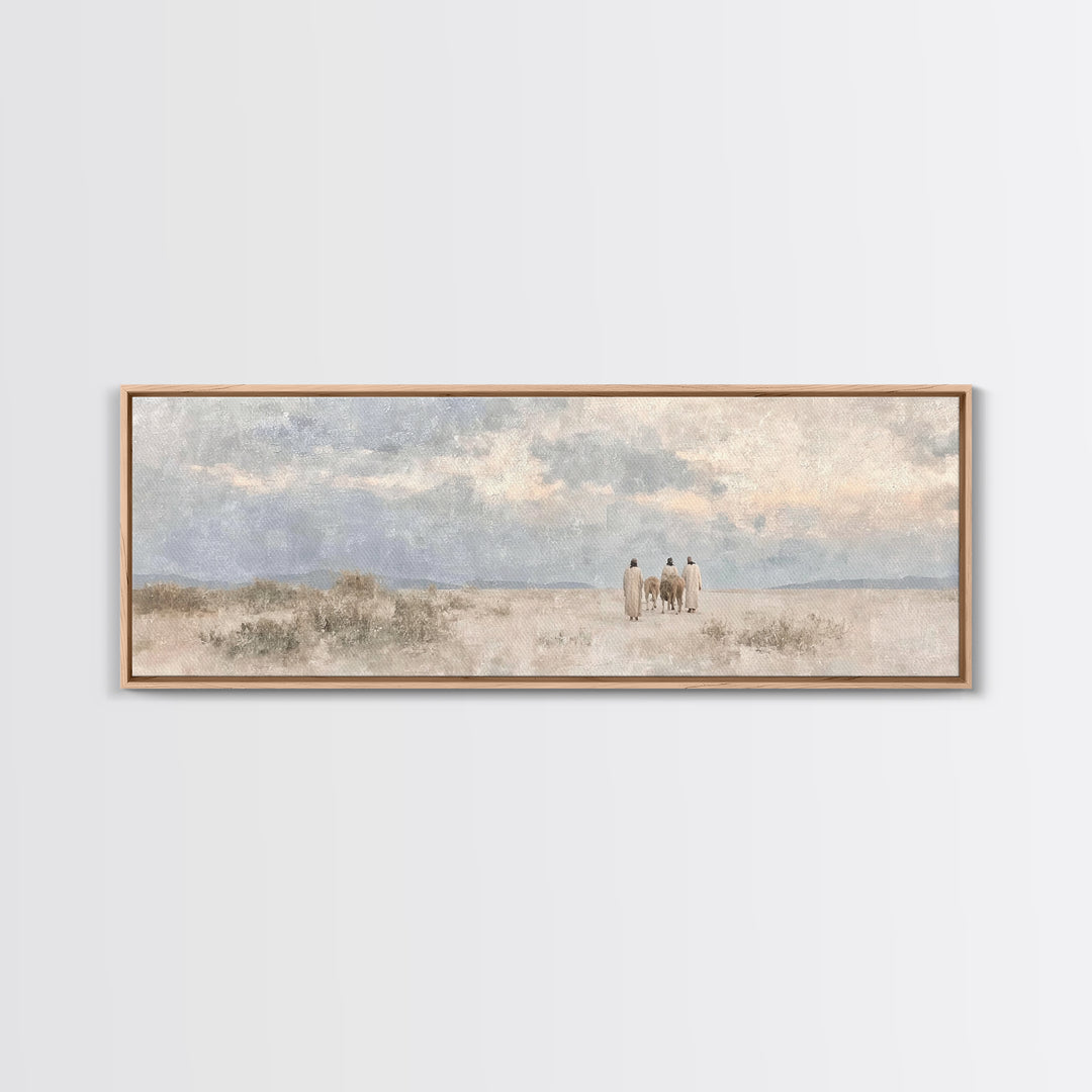 Star of Wonder Sky | Framed Canvas Print | Christian Wall Art | Panoramic Wall Art | Christian Art Canvas | Christmas Art | Jesus Painting