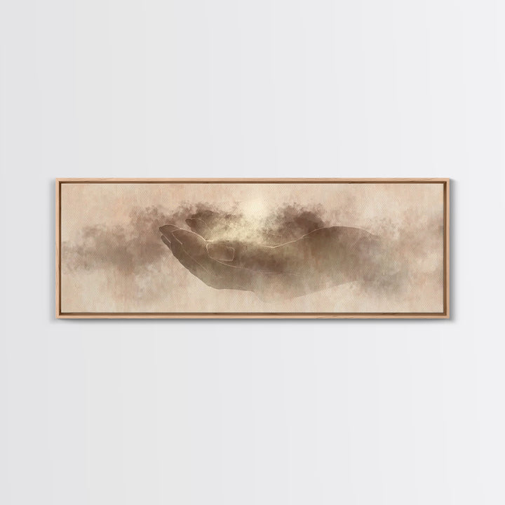 Seeds Of Blessing | Framed Canvas Print | Extra Wide Art | Christian Art | Christian Art Canvas | Christian Christmas Art | Christian Paint