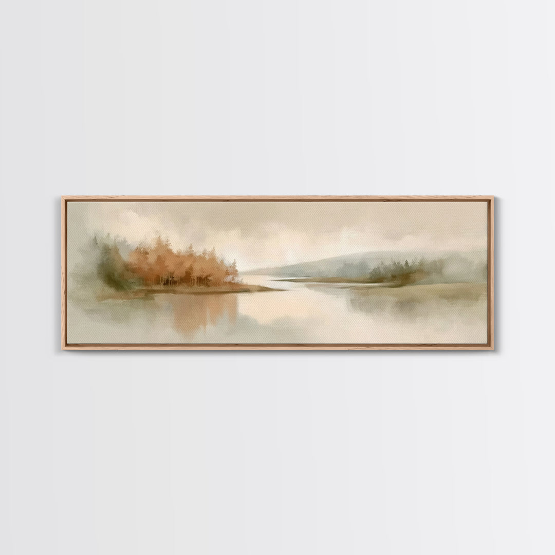 Prairie Prayer Light, Framed Canvas Print, Christian Wall Art, Christian Art Canvas, Christian Painting, Panoramic Frame, Christian Gift