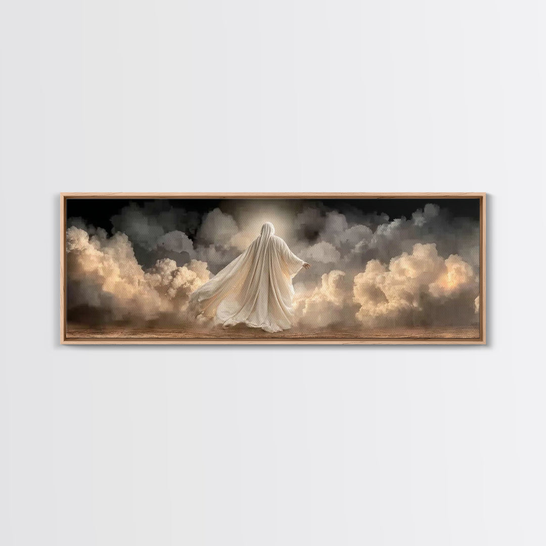 Path Of Radiance – Framed Canvas Print – Christian Art Canvas – Panoramic Painting – Christian Wall Art – Jesus Art Print – Modern Christia
