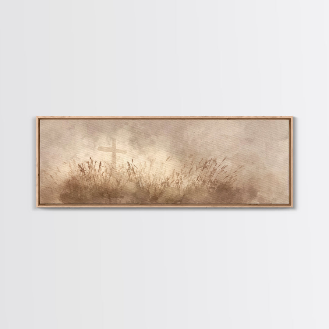 Path To Glory | Framed Canvas Print | Christian Wall Art | Christian Art Canvas | Extra Wide Art | Christian Gift