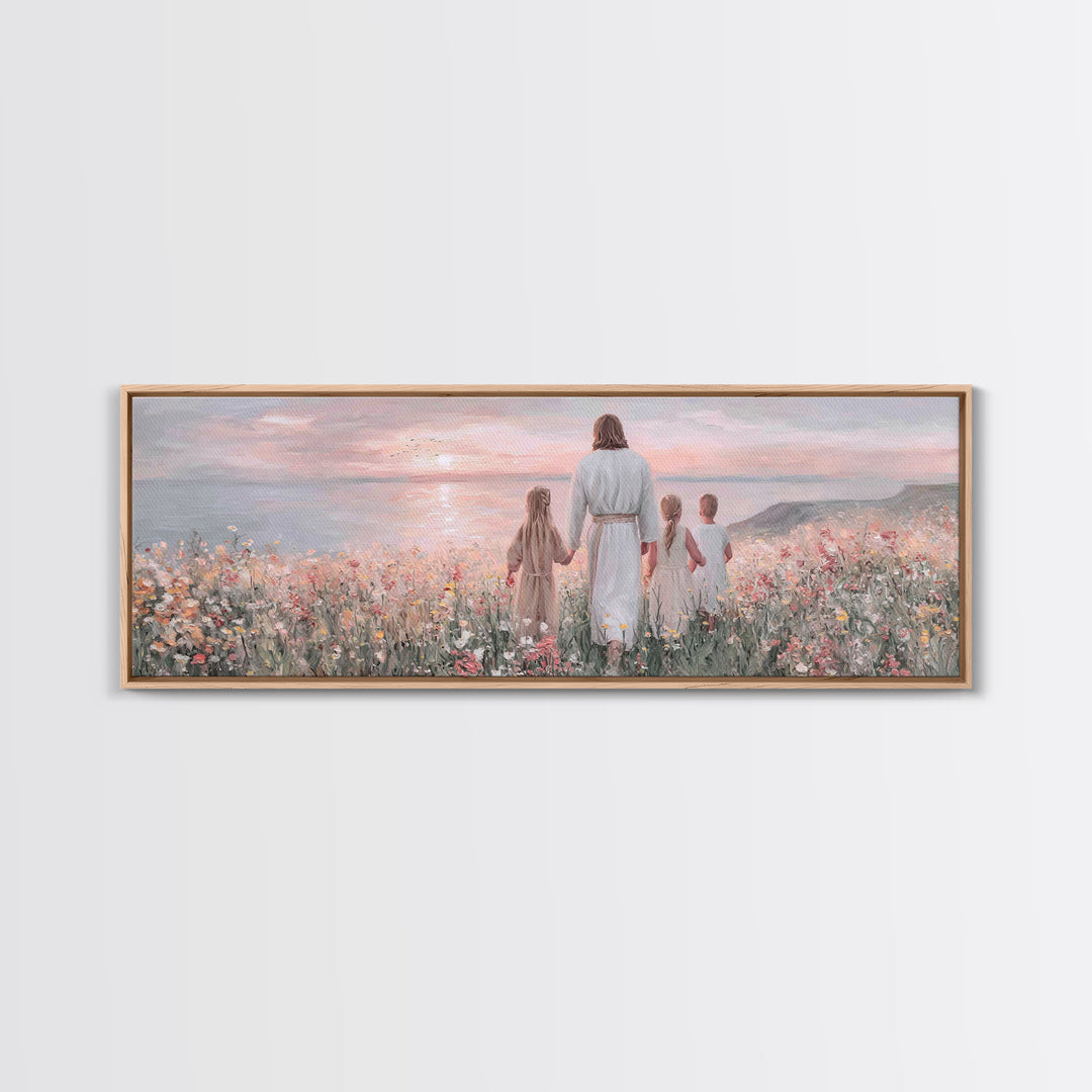 Horizon Of Faith – Framed Canvas Print – Christian Wall Art – Panoramic Art – Jesus Canvas Art – Christian Art Print – Christian Decor – Ch