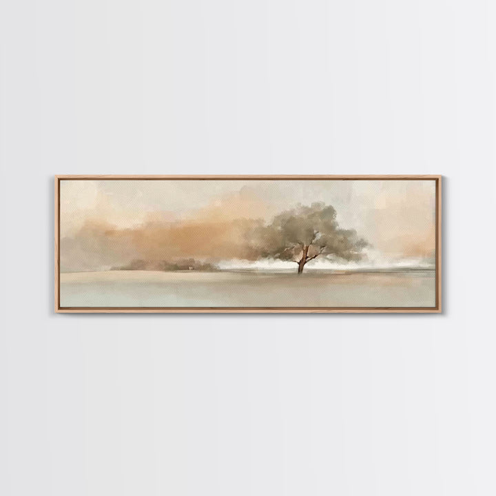 Covenant Tree Grace – Framed Canvas Print – Panoramic Art – Christian Art Canvas – Christian Wall Art – Christian Painting – Christmas Art