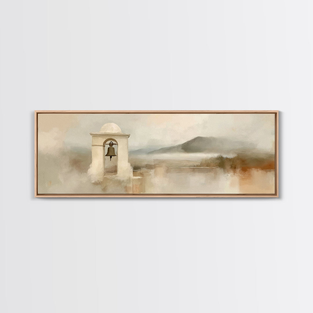 Faithful Horizon, Framed Canvas Print, Panoramic Print, Christian Art Canvas, Christian Painting, Christian Wall Art, Christmas Art