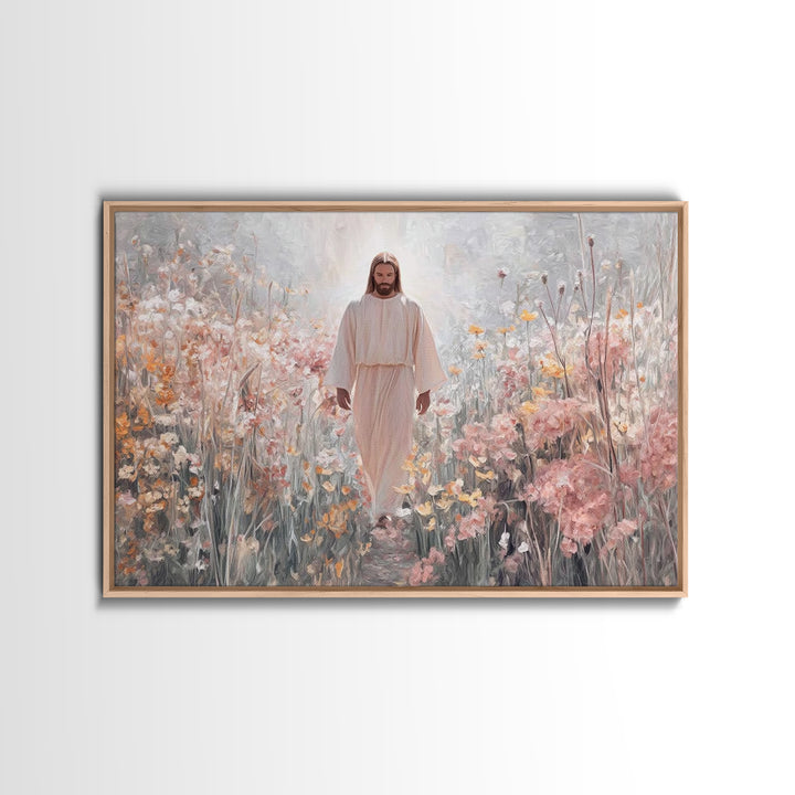 Light Of Mercy – Framed Canvas Print – Christian Art Canvas – Christian Wall Art – Jesus Painting – Christmas Art – Christian Gift Ideas