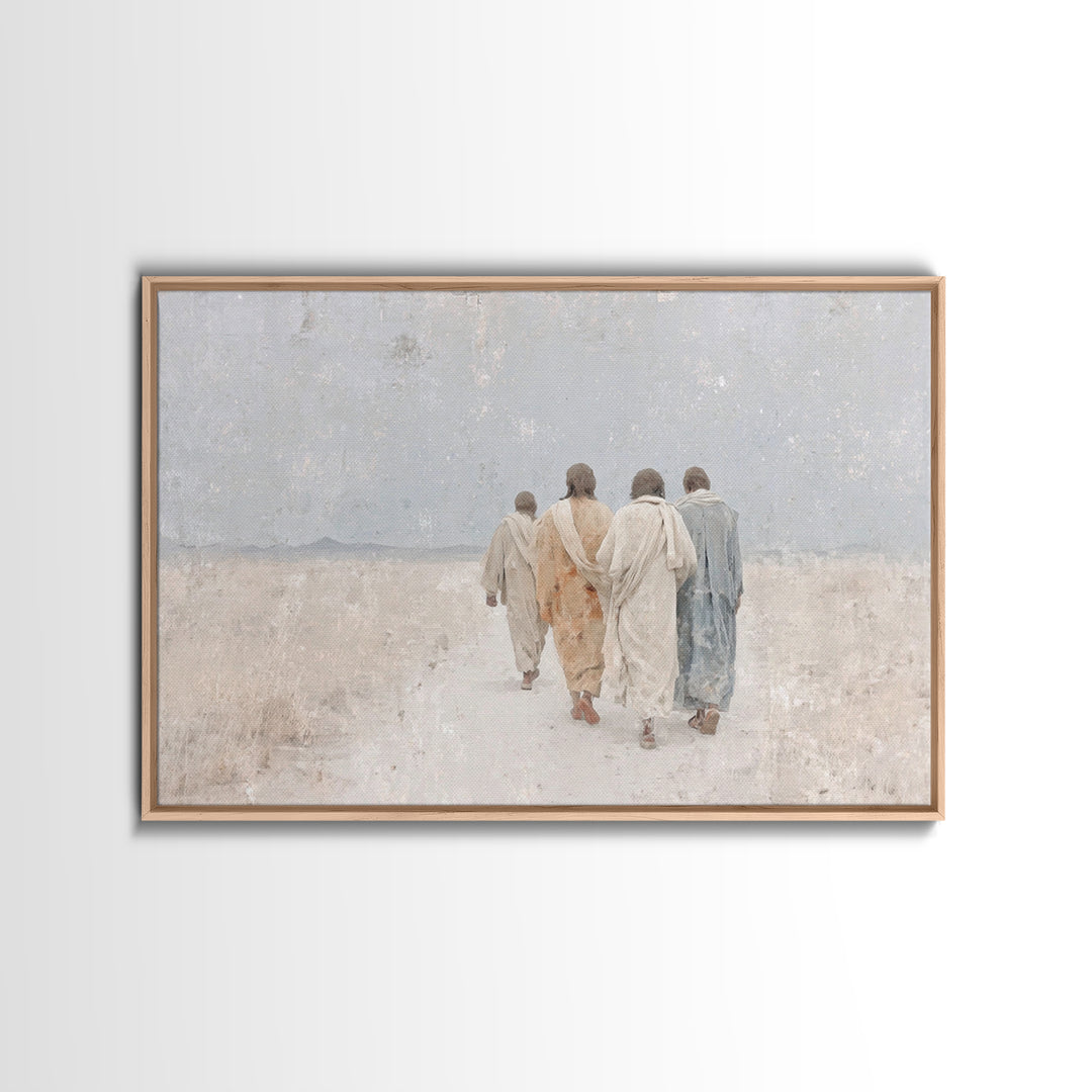 Journey Of Grace – Framed Canvas Print – Christian Wall Art – Christian Art Canvas – Jesus Painting – Subtle Christian Art – Christian Gift