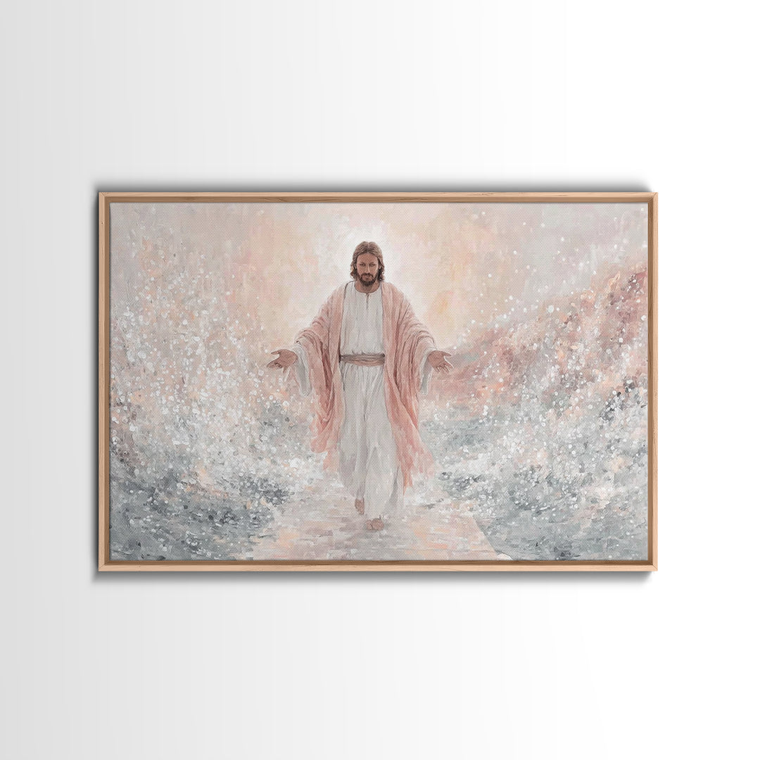 Path Of Glory – Framed Canvas Print – Christian Art Canvas – Jesus Painting – Christian Wall Art – Christian Christmas Art – Christian Gift