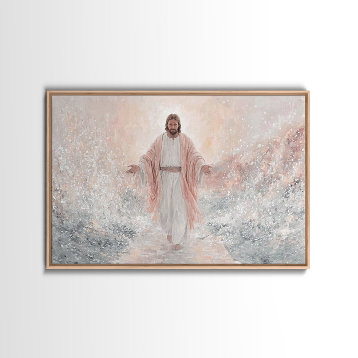 Path Of Glory – Framed Canvas Print – Christian Art Canvas – Jesus Painting – Christian Wall Art – Christian Christmas Art – Christian Gift