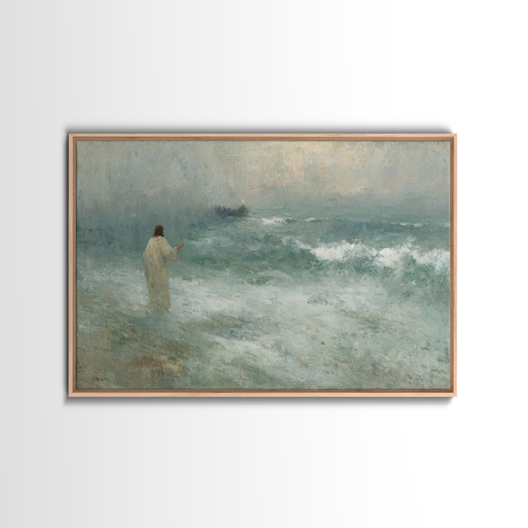 Radiant Dawn – Framed Canvas Print – Jesus Canvas Art – Christian Wall Art – Christian Art Painting – Christian Christmas Art – Unique Chri