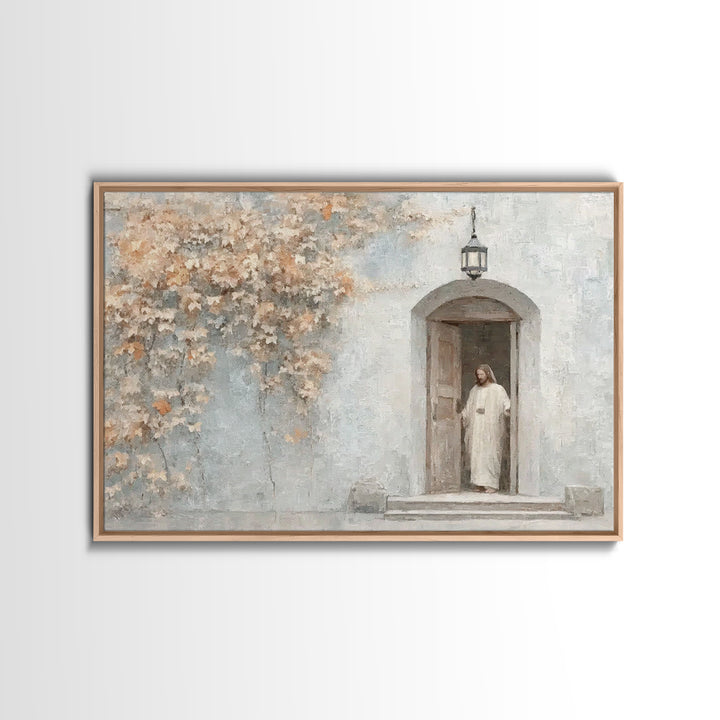 Dawn Of Hope - Framed Canvas Print - Christian Art Canvas - Christian Wall Art - Jesus Painting - Vintage Christian Art