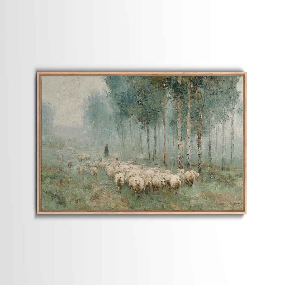 Forest Calling – Framed Canvas Print – Christian Wall Art – Christian Art Canvas – Christian Painting – Unique Christian Art