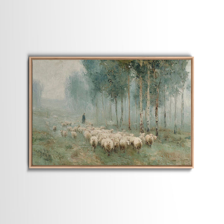 Forest Calling – Framed Canvas Print – Christian Wall Art – Christian Art Canvas – Christian Painting – Unique Christian Art