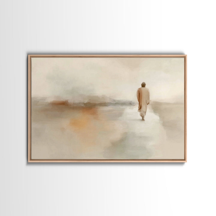 Desert Grace – Framed Canvas Print – Christian Art Canvas – Jesus Painting – Christian Wall Art – Modern Christian Art