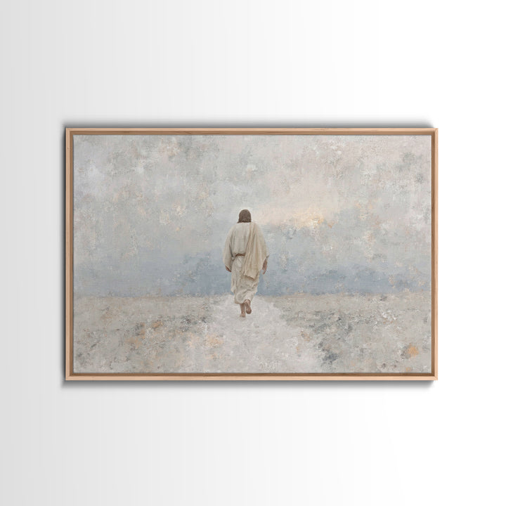 Heaven’s Horizon | Framed Canvas Print | Christian Wall Art | Jesus Painting | Christian Art Canvas | Unique Christian Art