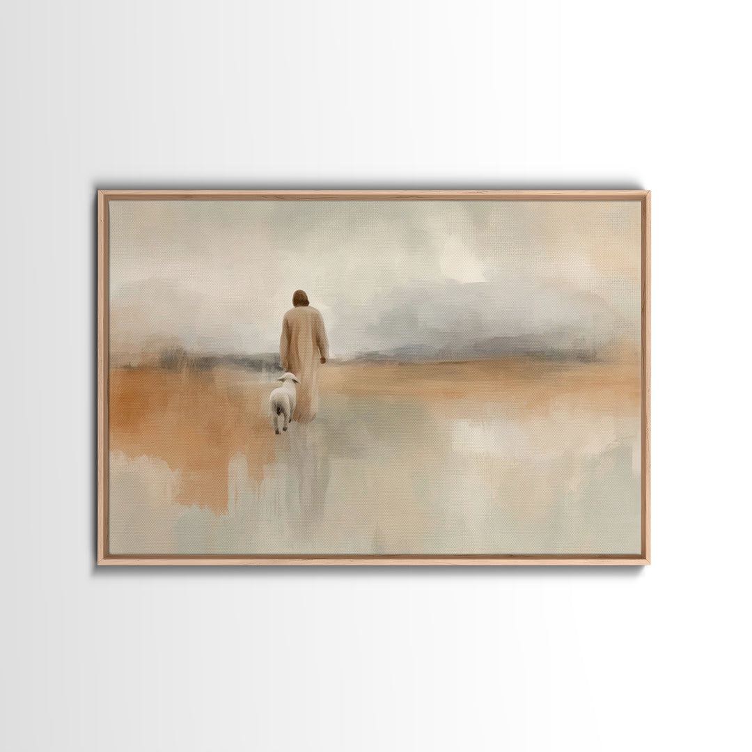 Cloudborne Mercy, Framed Canvas Print, Christian Art Canvas, Jesus Painting Canvas, Large Christian Painting, Christian Wall Art, Christian