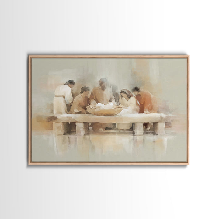 Gathering Of Grace – Framed Canvas Print – Christian Art Canvas – Christian Wall Art – Christian Art – Christian Gift Ideas – Modern Christ