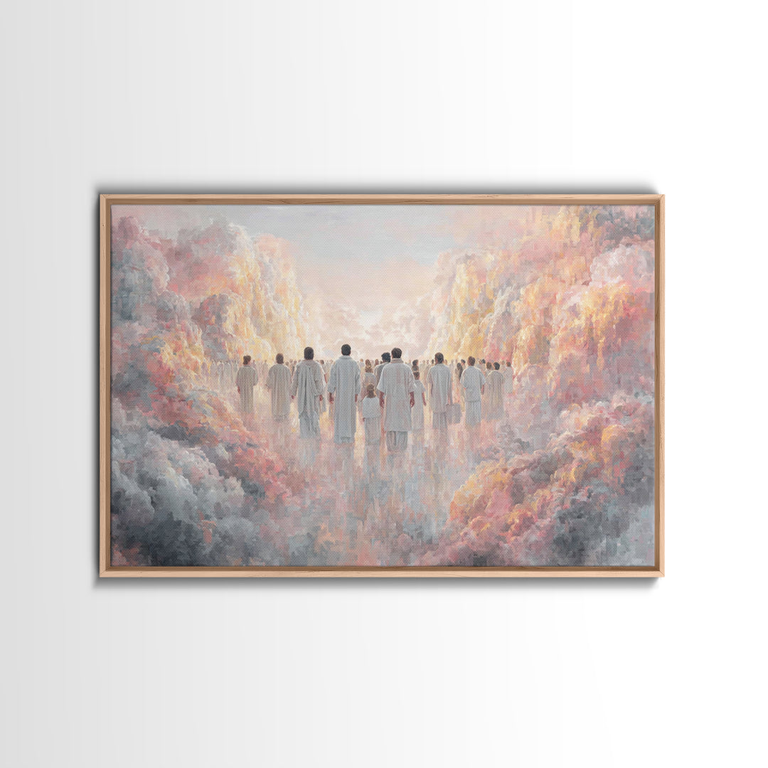 Path Of Glory | Framed Canvas Print | Christian Art Canvas | Christian Wall Art | Christian Christmas Art | Jesus Art Print | Christian Gif