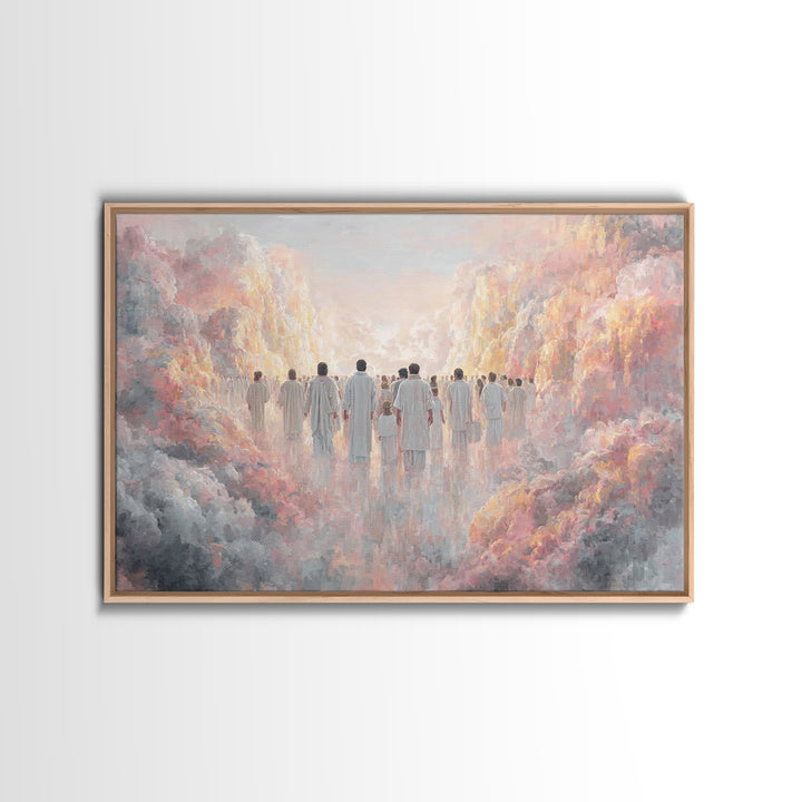 Path Of Glory | Framed Canvas Print | Christian Art Canvas | Christian Wall Art | Christian Christmas Art | Jesus Art Print | Christian Gif