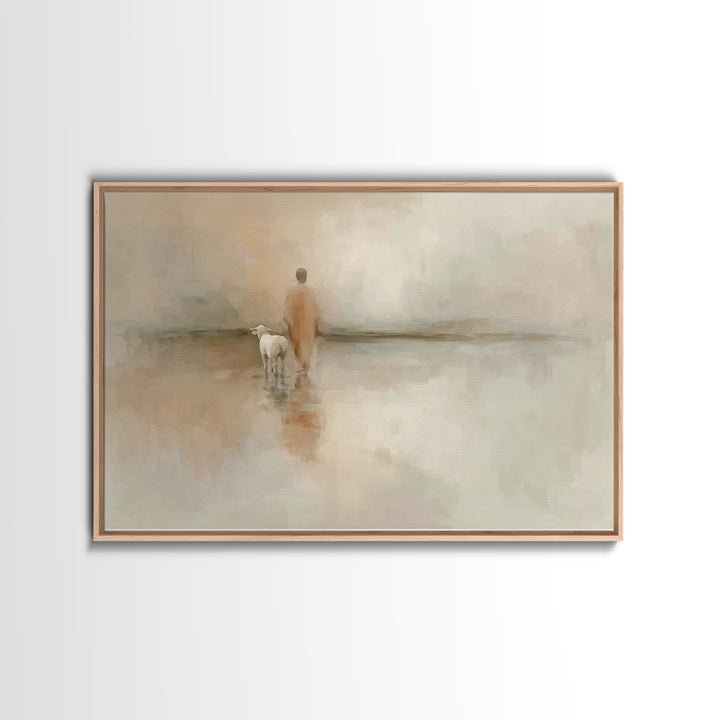 Guided Path – Framed Canvas Print – Christian Art Canvas – Christian Wall Art – Christian Painting – Subtle Christian Art – Christian Decor