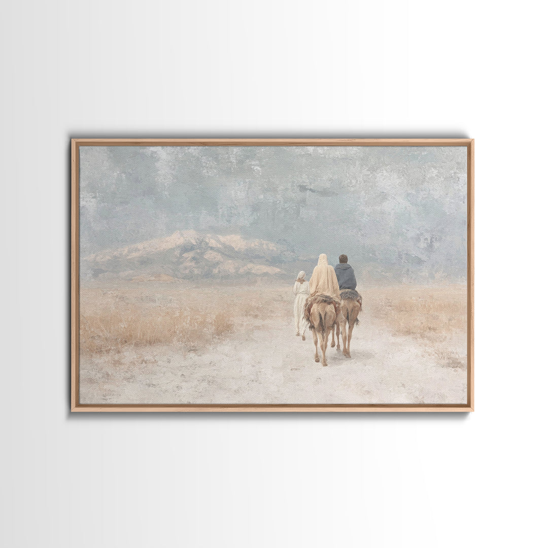 Hope In The Valley – Framed Canvas Print – Christian Art Canvas – Christian Wall Art – Subtle Christian Art – Christian Decorations