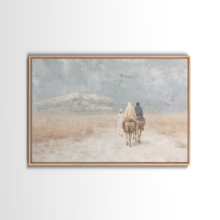 Hope In The Valley – Framed Canvas Print – Christian Art Canvas – Christian Wall Art – Subtle Christian Art – Christian Decorations