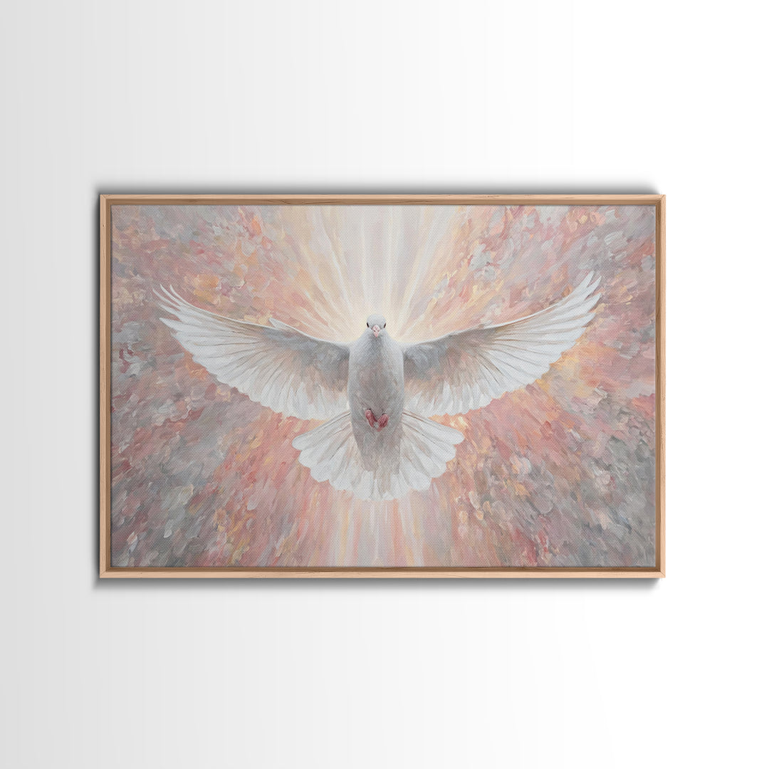 Light Of Hope | Framed Canvas Print | Christian Art | Christian Wall Art | Christian Canvas | Christian Christmas Art | Christian Decor