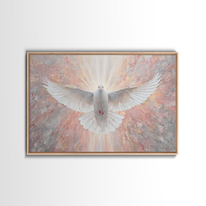 Light Of Hope | Framed Canvas Print | Christian Art | Christian Wall Art | Christian Canvas | Christian Christmas Art | Christian Decor
