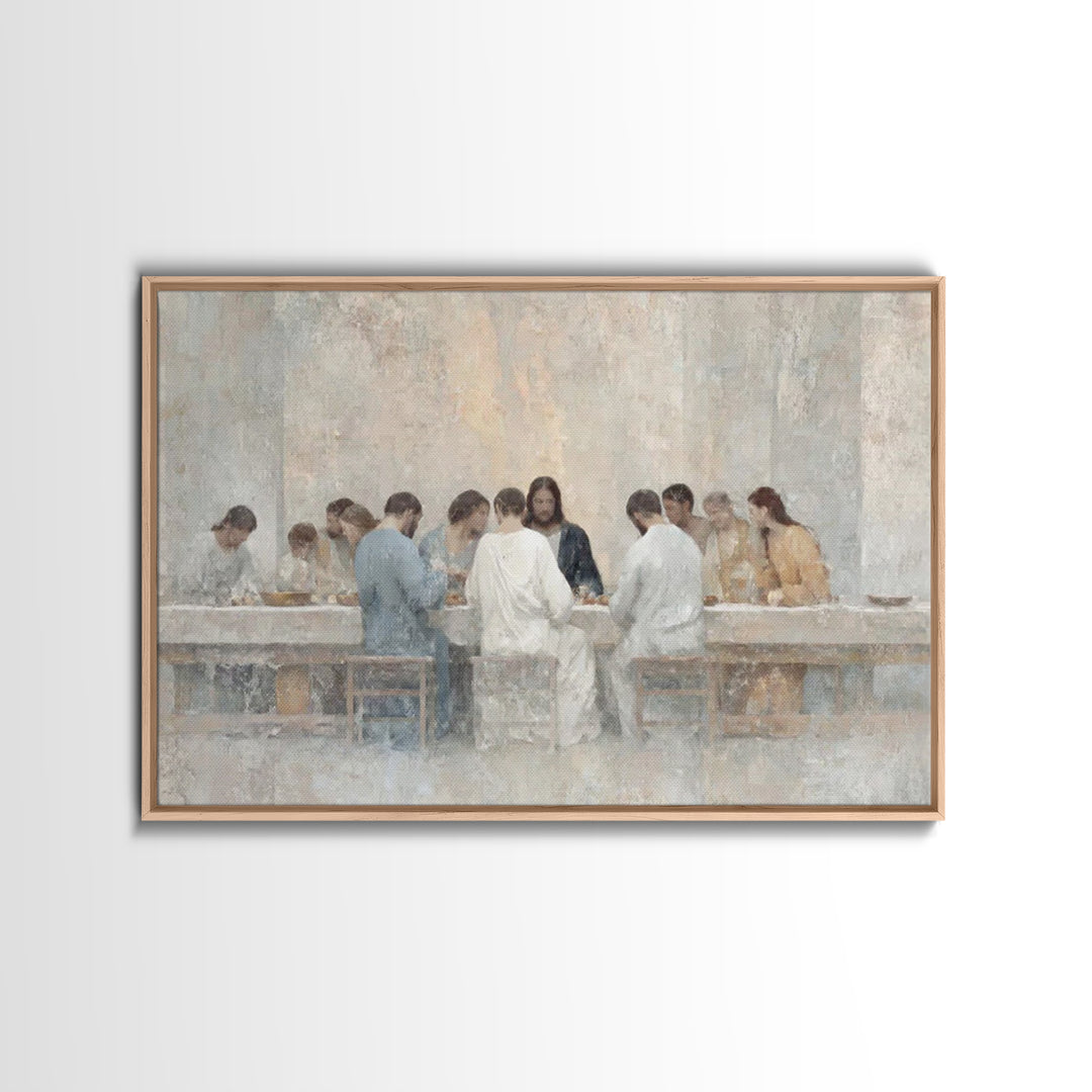 Radiant Covenant - Framed Canvas Print - Christian Art Canvas - Modern Christian Art - Christian Wall Art - Jesus Painting - Christian Chri