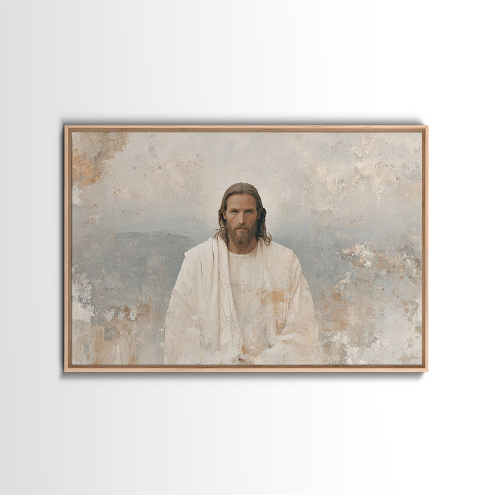 Prince Of Peace – Framed Canvas Print – Jesus Painting – Christian Wall Art – Christian Art Canvas – Christian Art Work – Christian Art Pri