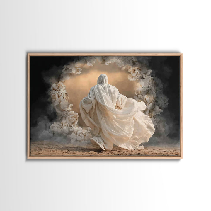 Eternal Path – Framed Canvas Print – Christian Art Canvas – Christian Wall Art – Jesus Painting – Christmas Art – Christian Decorations