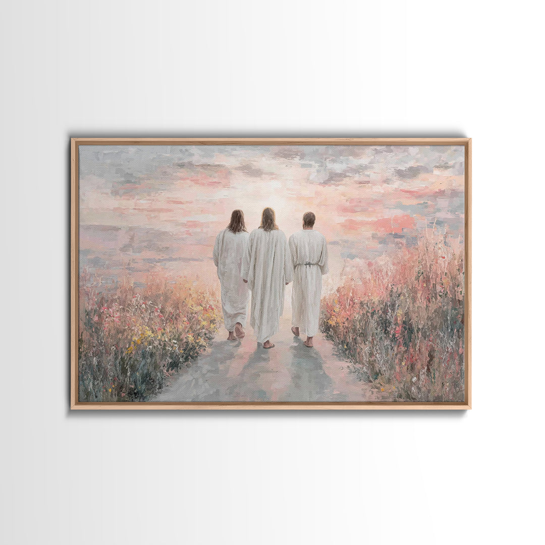 Radiant Dawn Light, Framed Canvas Print, Christian Art Canvas, Christian Wall Art, Jesus Paintings, Large Christian Painting, Christian Chr