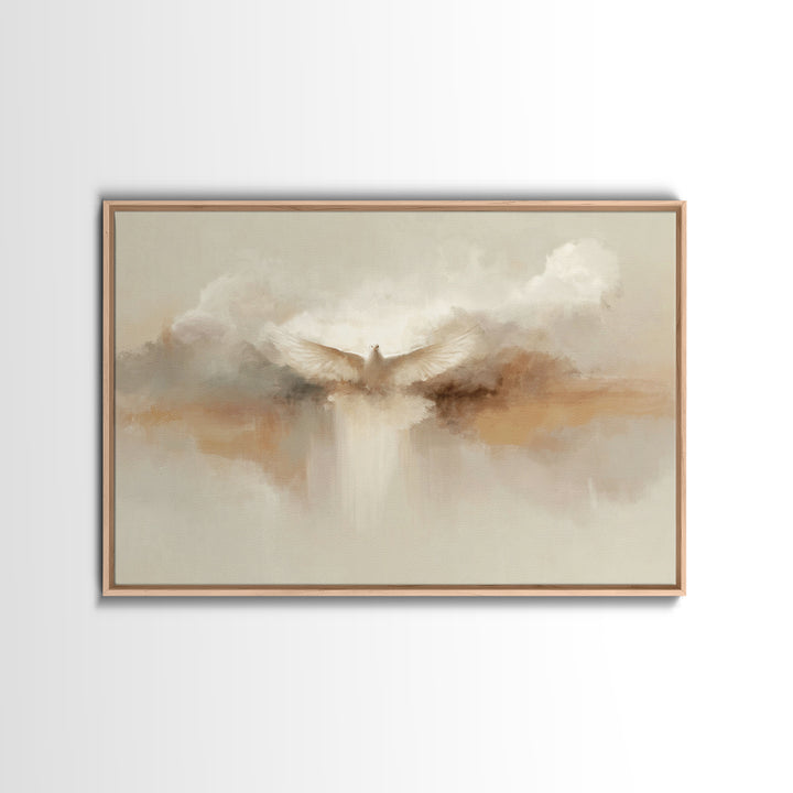 Divine Ascension, Framed Canvas Print, Christian Wall Art, Christian Art Canvas, Jesus Painting, Christmas Art, Christian Gift