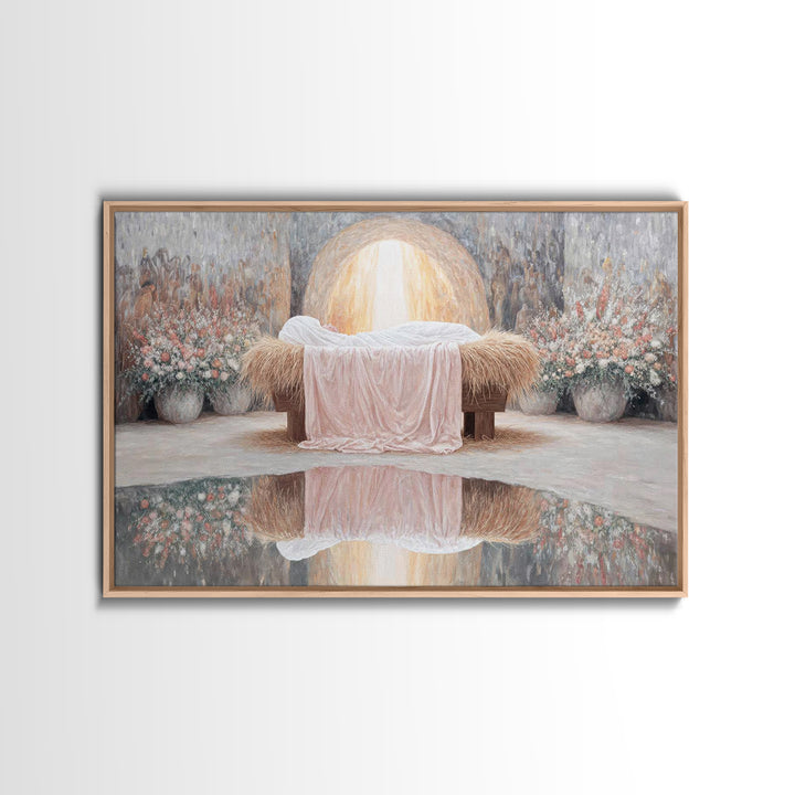 Star of Bethlehem – Framed Canvas Print – Christmas Wall Art – Christian Christmas Art – Christian Art Canvas – Christmas Art Prints – Chri
