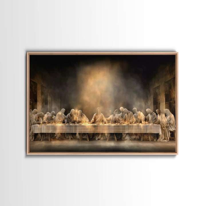 Fields Of Salvation – Framed Canvas Print – Christian Wall Art – Christian Art Canvas – Jesus Painting – Christian Christmas Art – Christ A