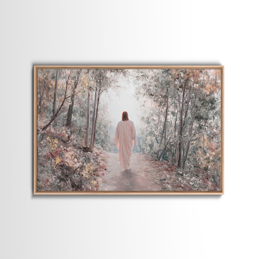 Table Of Grace – Framed Canvas Print – Christian Art – Vintage Christian Art – Christian Wall Art – Jesus Painting – Christian Art Canvas –