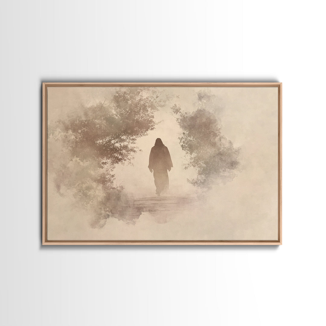 Heavenly Last Supper | Framed Canvas Print | Christian Art Canvas | Christian Wall Art | Large Jesus Painting | Christmas Art | Christian G