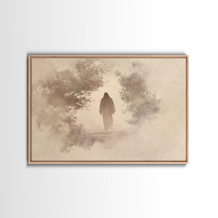 Heavenly Last Supper | Framed Canvas Print | Christian Art Canvas | Christian Wall Art | Large Jesus Painting | Christmas Art | Christian G
