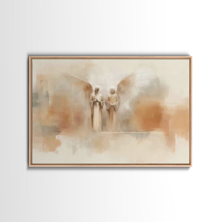 Graceful Encounter – Framed Canvas Print – Christian Art – Christian Art Canvas – Christian Wall Art – Christian Painting – Christian Gift