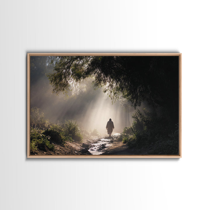 Mary’s Tender Grace, Framed Canvas Print, Christian Art Canvas, Christian Gift Ideas, Christian Wall Art, Christmas Art Prints, Subtle Chri