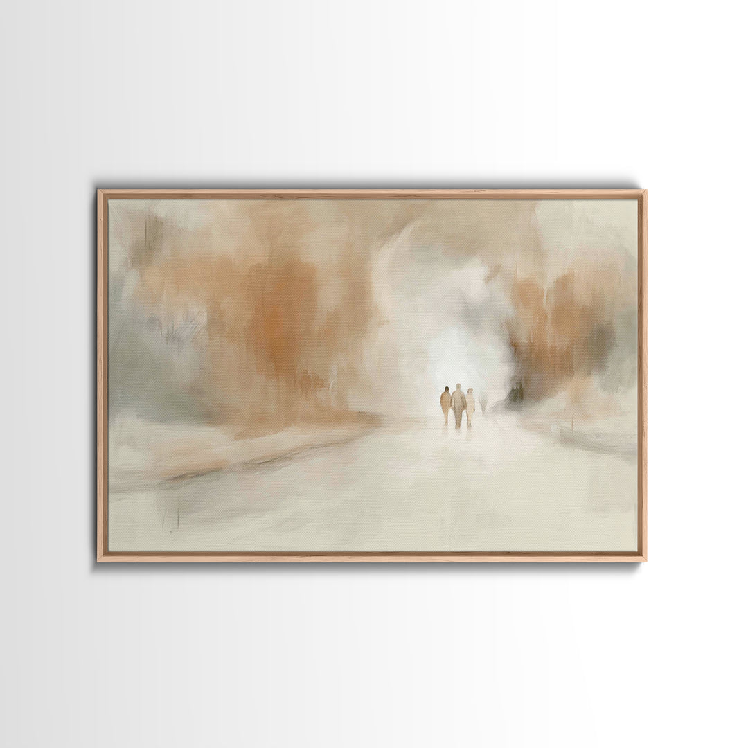 Mary’s Gentle Vigil – Framed Canvas Print – Christian Christmas Art – Christian Art Canvas – Christmas Wall Art – Christian Art Print – Chr