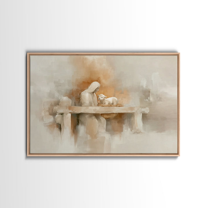Sunset Redemption – Framed Canvas Print – Christian Wall Art – Christian Art Painting – Christian Art Canvas – Christian Art Print – Christ
