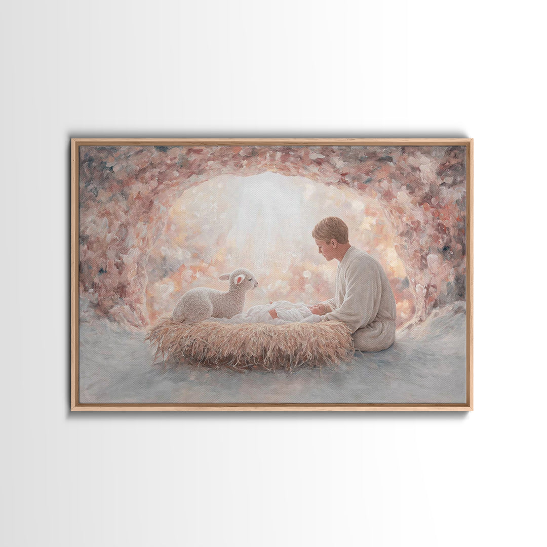 Hands Of Glory – Framed Canvas Print – Christian Art – Christian Wall Art – Unique Christian Art – Christian Art Canvas – Christian Art Wor