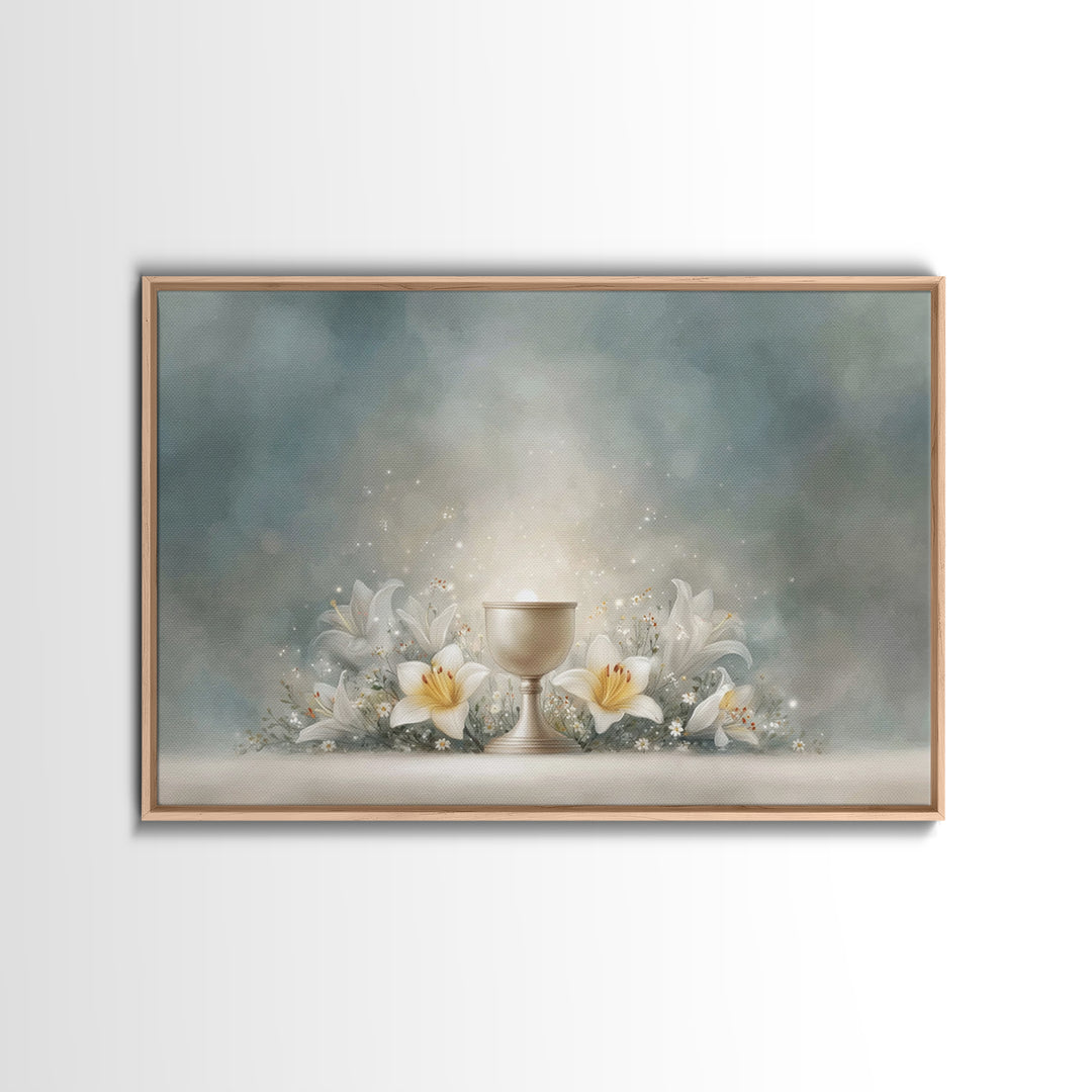 Crosswalk Journey - Framed Canvas Print - Christian Wall Art - Christian Painting - Christian Art Canvas - Jesus Painting - Christmas Wall