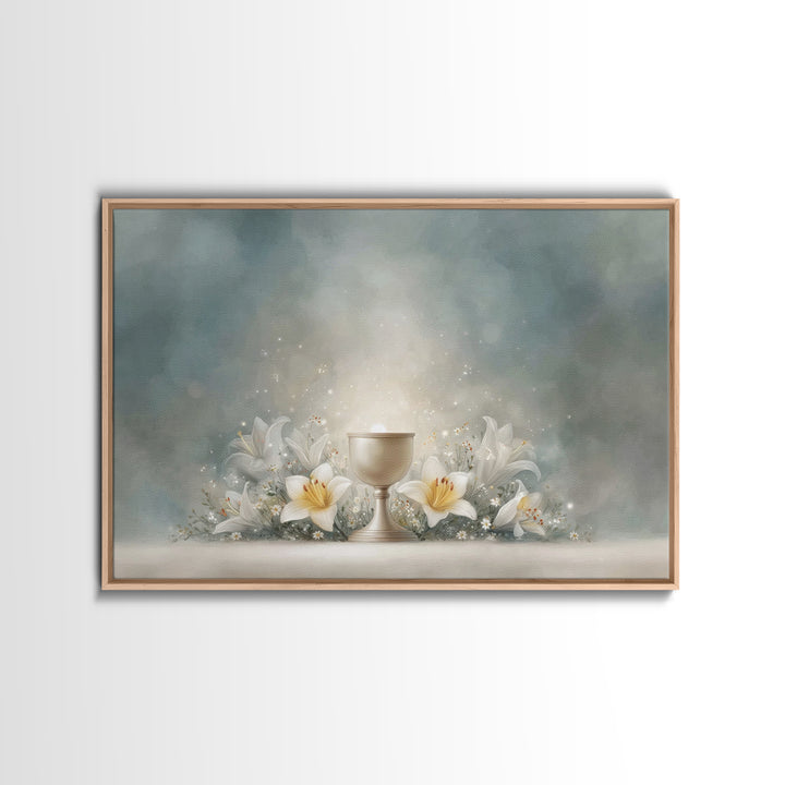 Crosswalk Journey - Framed Canvas Print - Christian Wall Art - Christian Painting - Christian Art Canvas - Jesus Painting - Christmas Wall