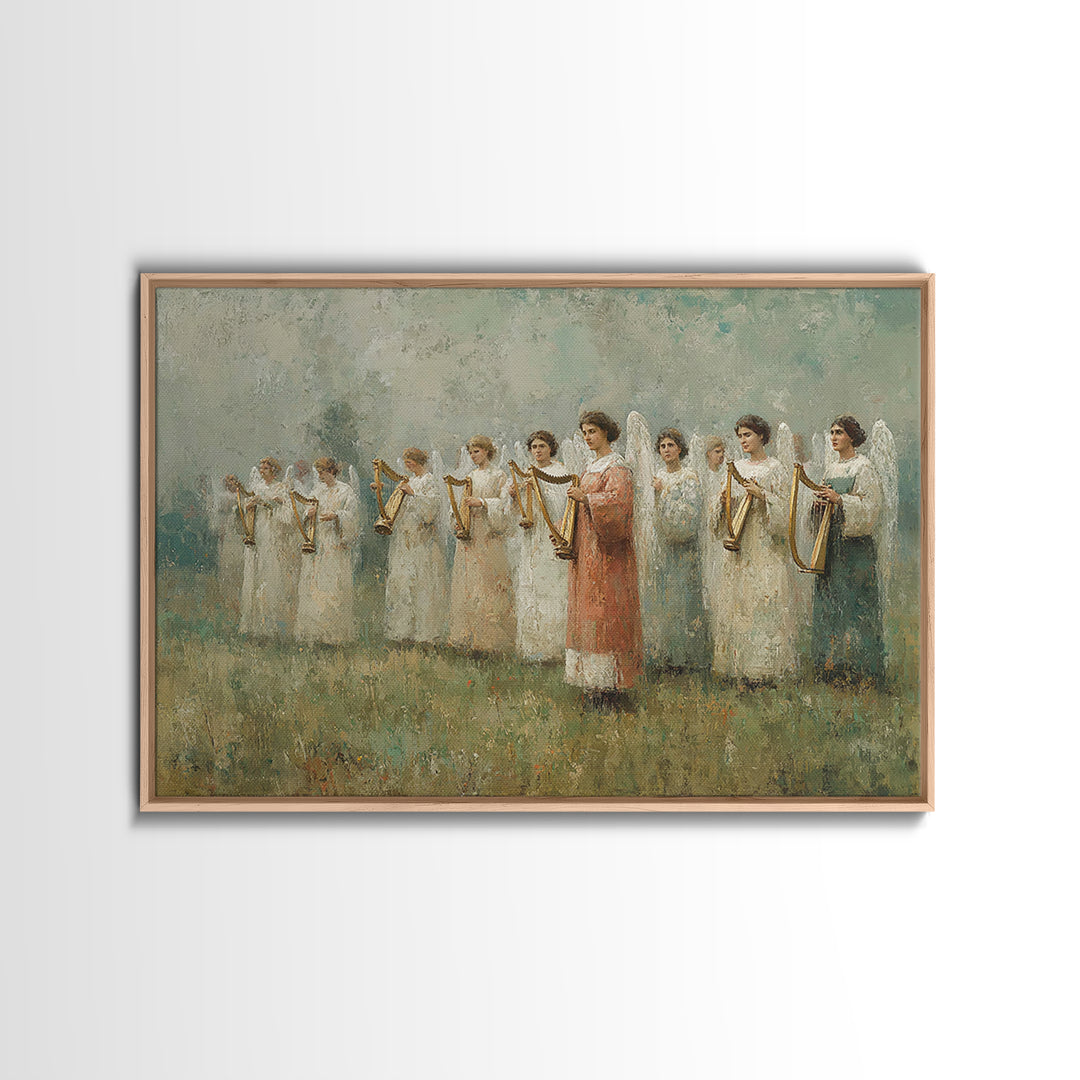 Eternal Light – Framed Canvas Print – Jesus Painting – Christian Wall Art – Christian Art Print – Christian Christmas Decor – Christian Gif