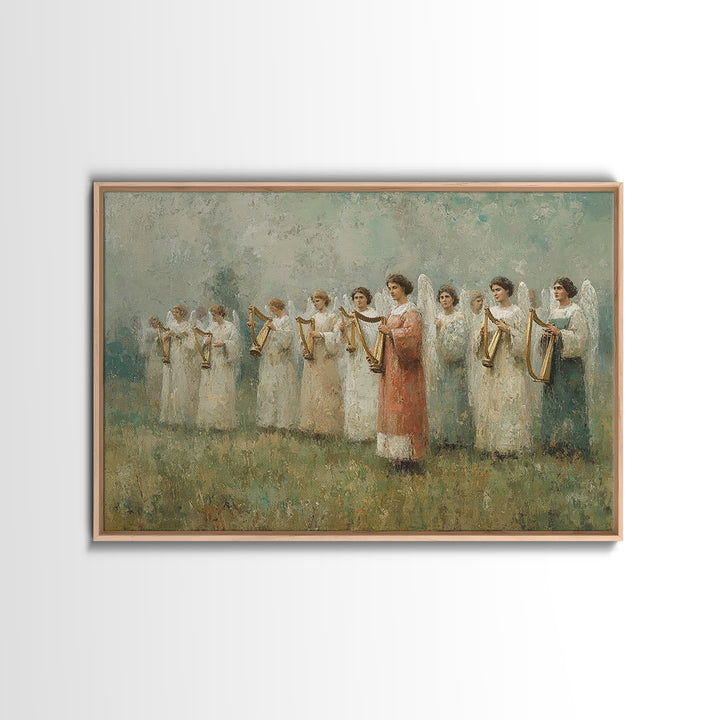 Eternal Light – Framed Canvas Print – Jesus Painting – Christian Wall Art – Christian Art Print – Christian Christmas Decor – Christian Gif