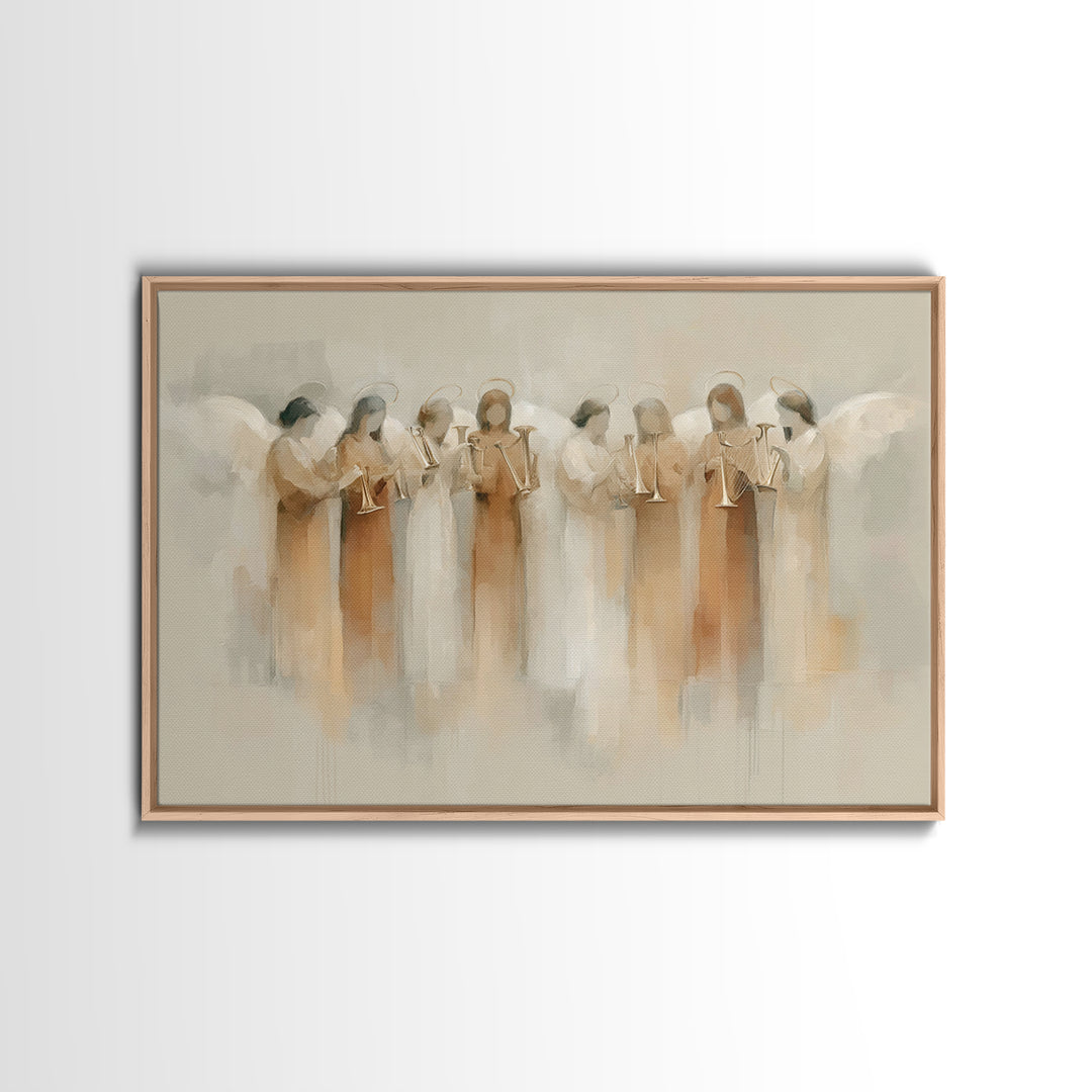 Divine Horizon – Framed Canvas Print – Christian Wall Art – Jesus Painting – Christian Art Canvas – Christian Decor – Christian Gift Ideas