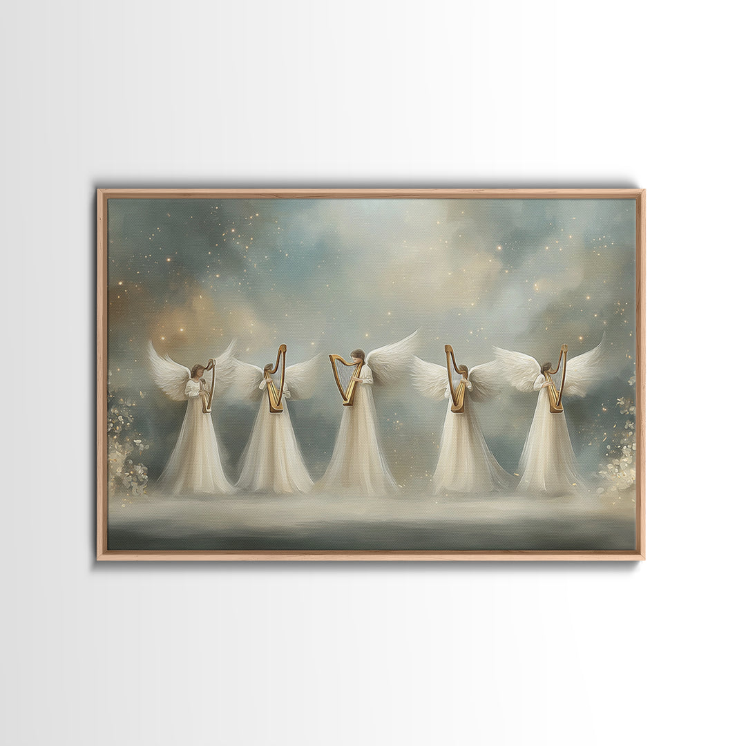 Storm Walk – Framed Canvas Print – Christian Wall Art – Jesus Painting – Christian Art Canvas – Moody Christian Art – Christian Gift Ideas