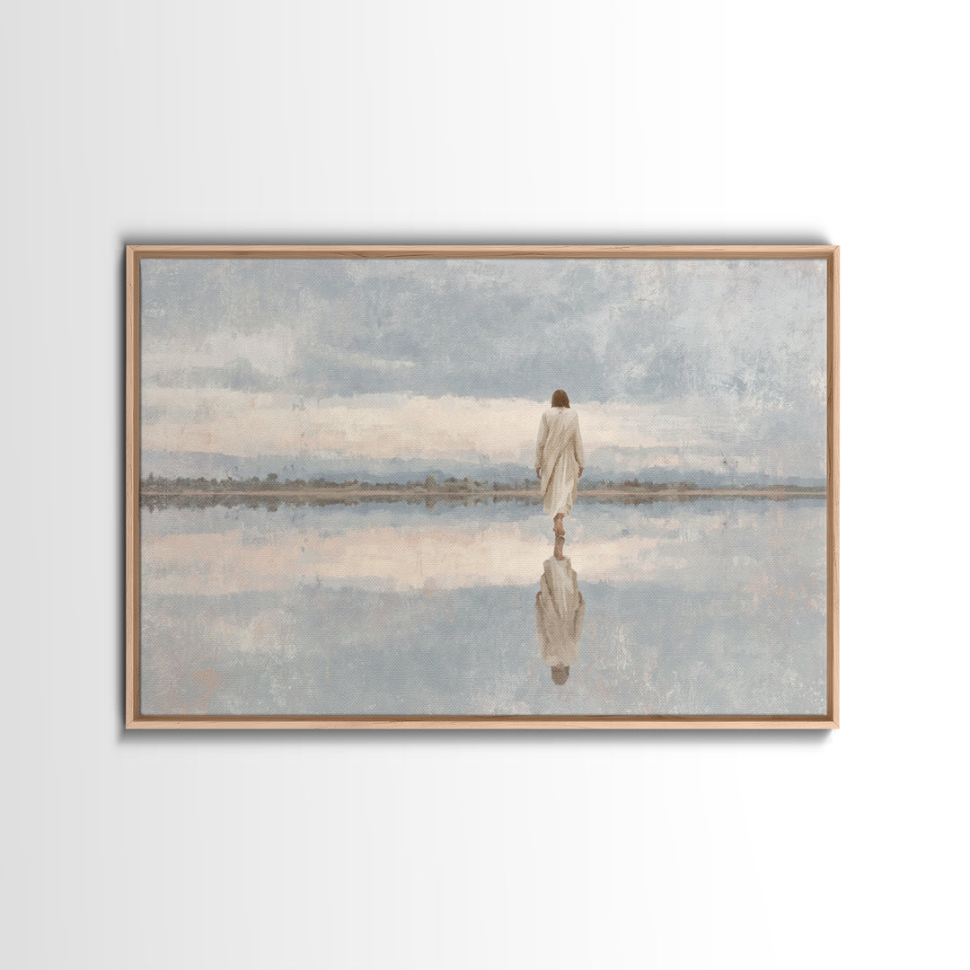 Humble Birth | Framed Canvas Print | Christian Christmas Art | Christmas Wall Art | Christian Art Canvas | Christmas Art Prints | Christian