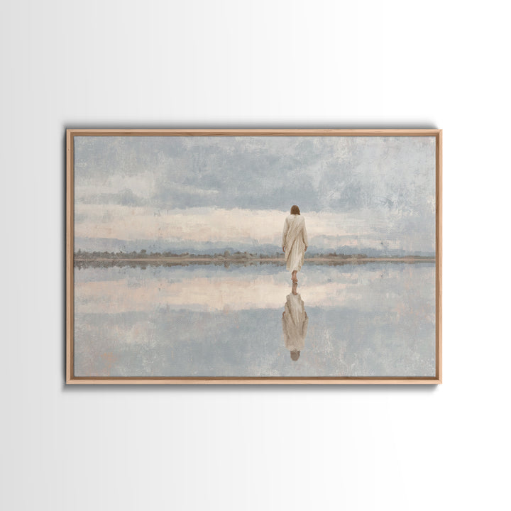 Humble Birth | Framed Canvas Print | Christian Christmas Art | Christmas Wall Art | Christian Art Canvas | Christmas Art Prints | Christian
